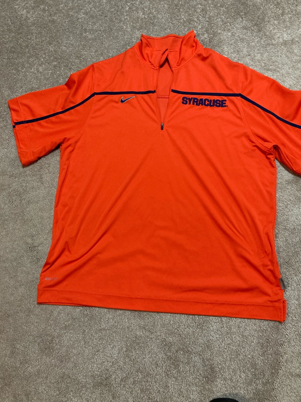 Syracuse University Orange basketball shooting shirt